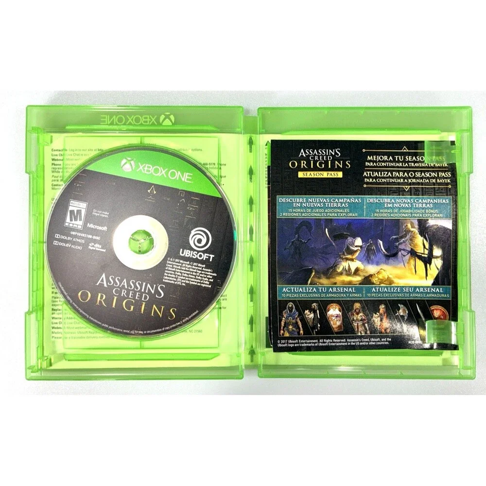 Assassin's Creed: Origins Deluxe Edition Ubisoft Microsoft Xbox One 2017 Tested